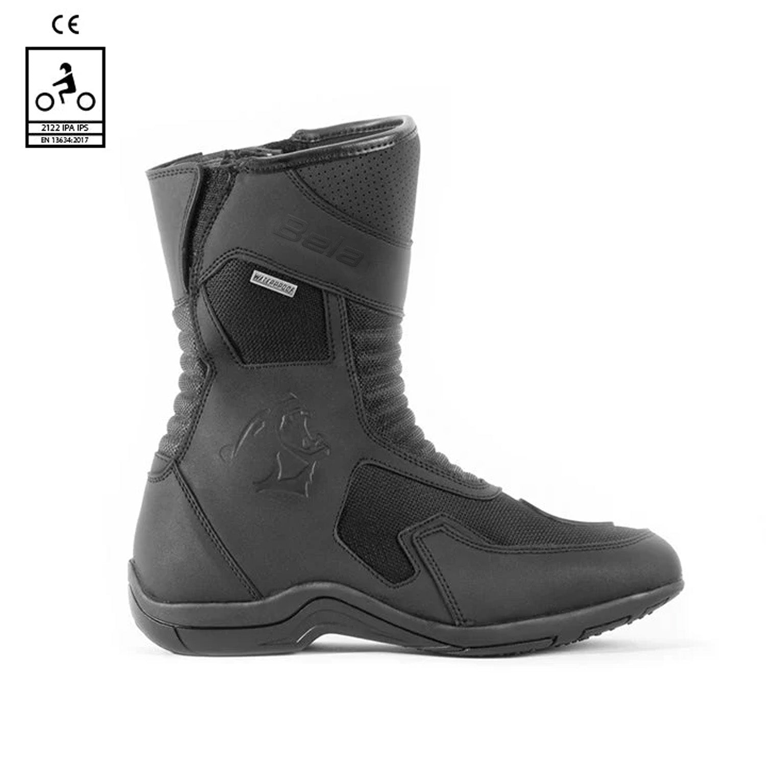 BELA MOHACK WP Leather Motorcycle Men's Boots Black – 3 – Maximomoto PT