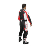BELA MAVERICK 1 PC Fatos De Moto Branco Preto Vermelho