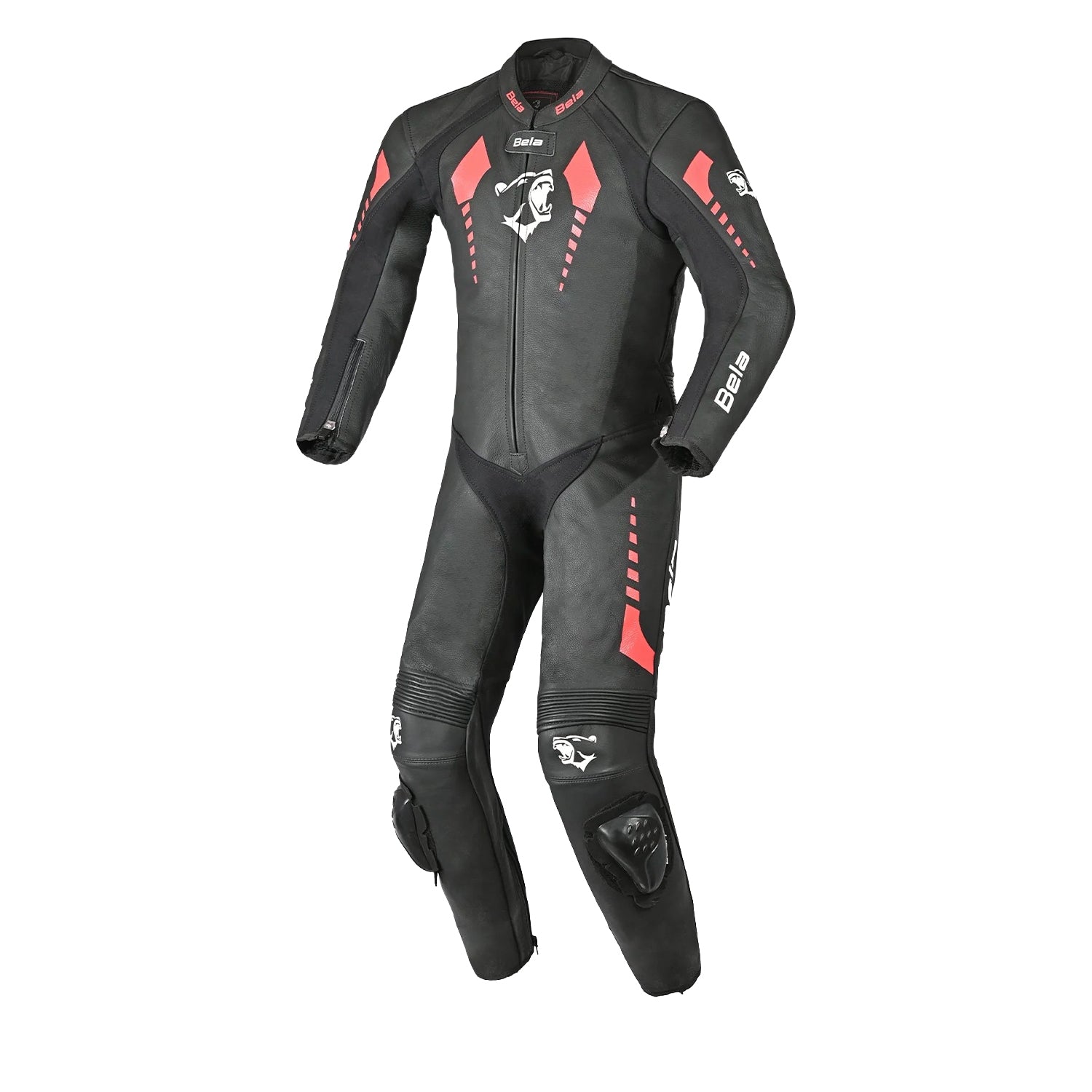 BELA ROLLOVER KIDS 1 PC Motorcycle Suit Black Red Fluorescent – 1 – Maximomoto PT