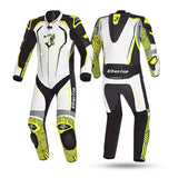 BELA North Star 2 PC Fatos De Moto Couro Branco Preto Amarillo