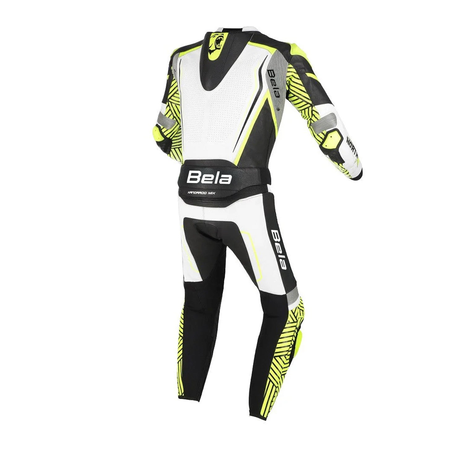 BELA North Star 1 PC Fatos De Moto Branco Preto Amarillo Fluor – 3 – Maximomoto PT