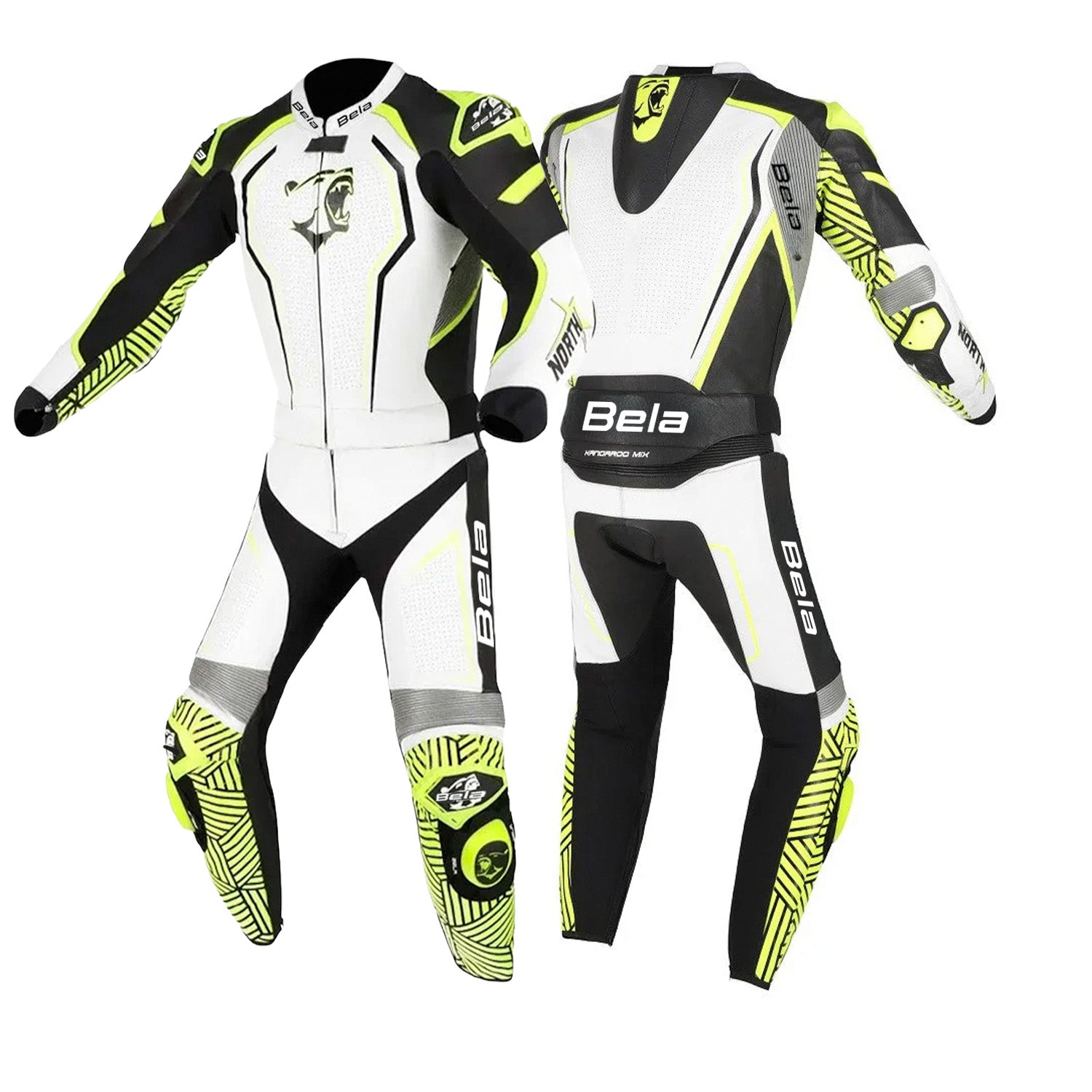 BELA North Star 1 PC Fatos De Moto Branco Preto Amarillo Fluor – 2 – Maximomoto PT