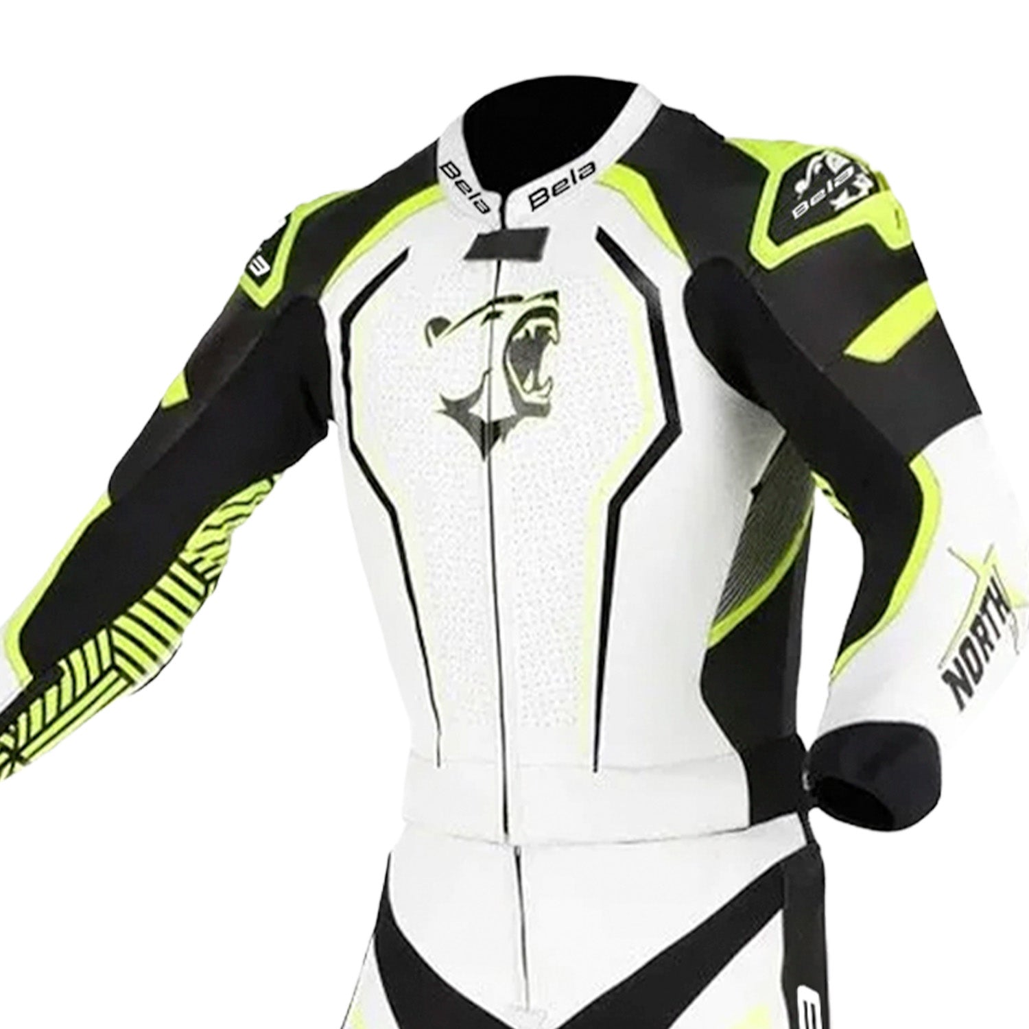 BELA North Star 1 PC Fatos De Moto Branco Preto Amarillo Fluor – 4 – Maximomoto PT