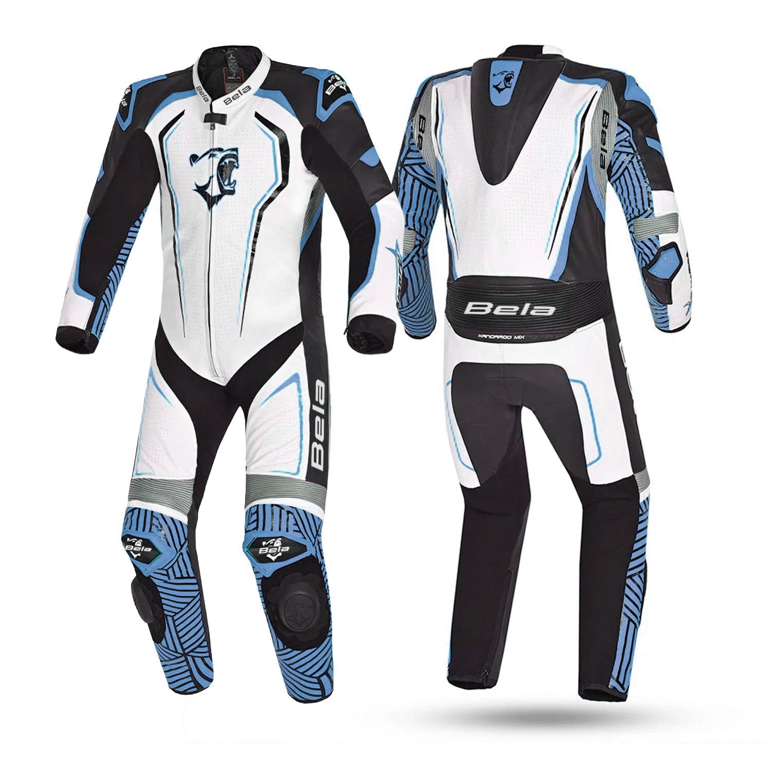BELA MONO 1 PC NORTH STAR Motorcycle Suits Black Blue – 2 – Maximomoto PT