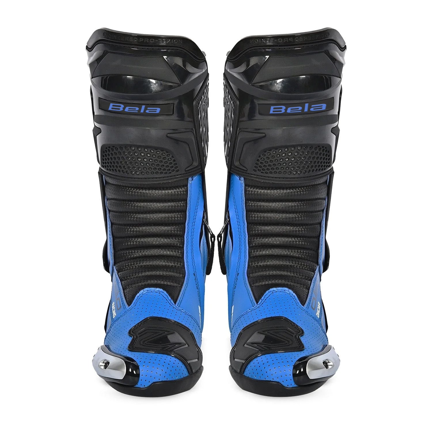 BELA SPEEDO 2.0 Couro Moto Botas Preto Azul – 4 – Maximomoto PT