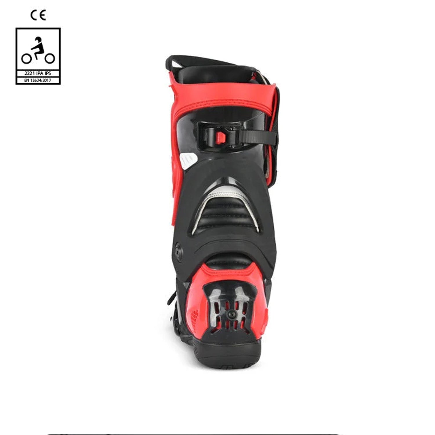 BELA RACE PRO (R-6) Leather Motorcycle Boots White Black Red – 4 – Maximomoto PT