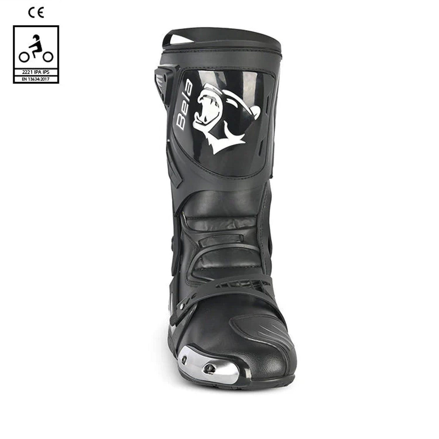 BELA RACE PRO (R-6) Black Leather Motorcycle Boots  – 5 – Maximomoto PT