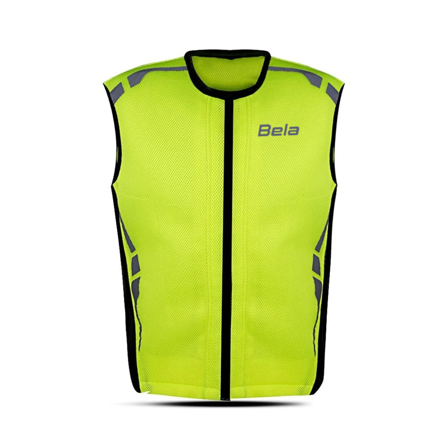 BELA Reflective Textile Vision Vest Black Fluorescent Yellow – 2 – Maximomoto PT