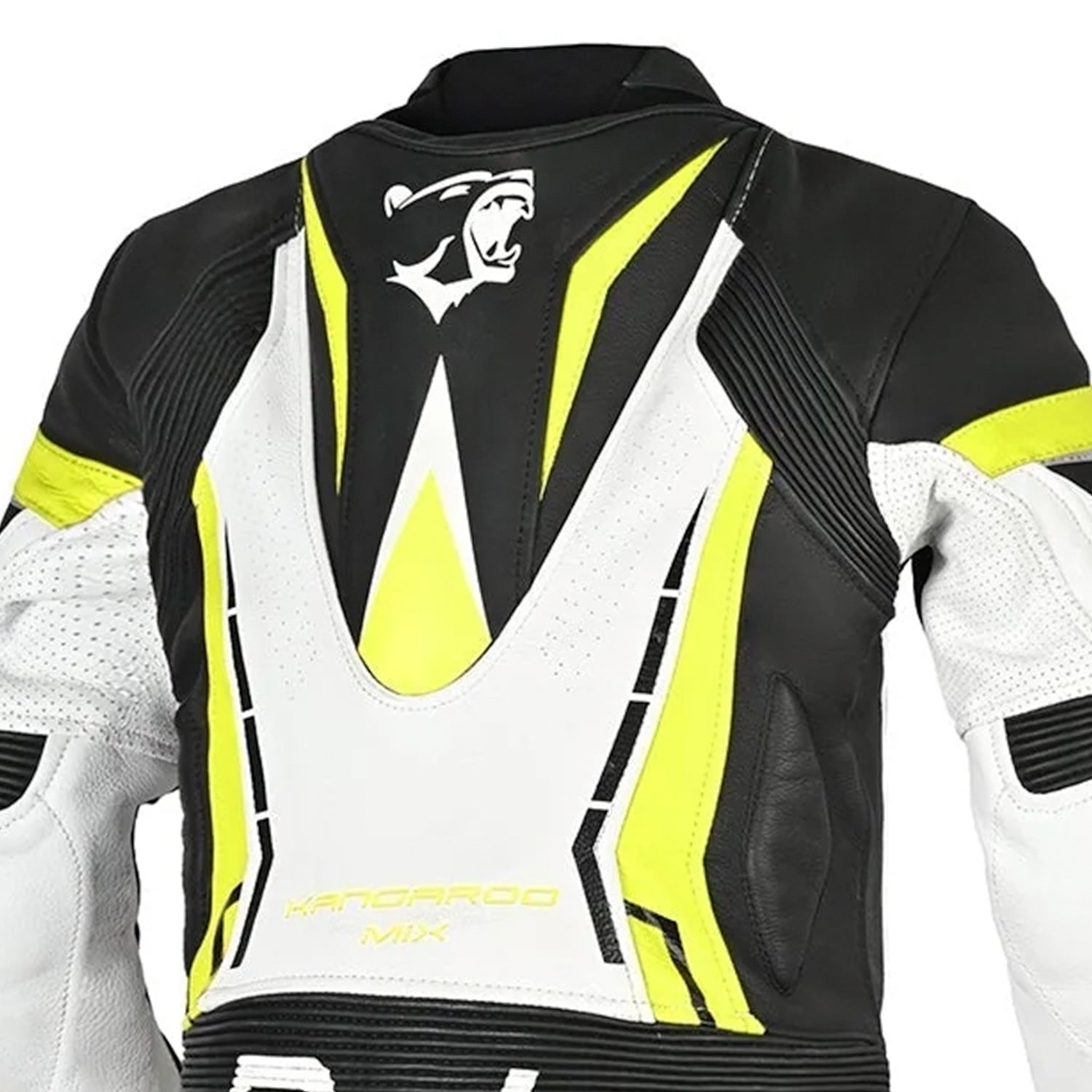 BELA ROCKET KIDS 1 PC Motorcycle Suit White Fluorescent Yellow – 6 – Maximomoto PT