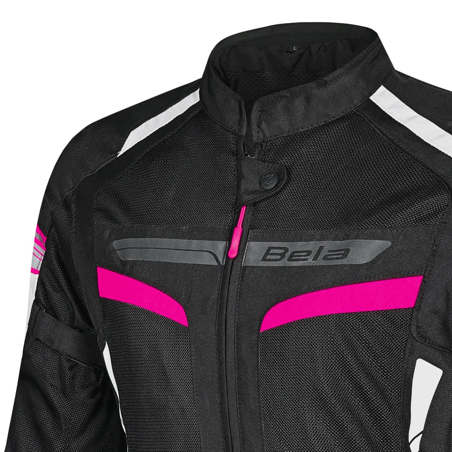 BELA SPRINTER Motorcycle Textiles for Women, Jackets in Black and Pink – 4 – Maximomoto PT
