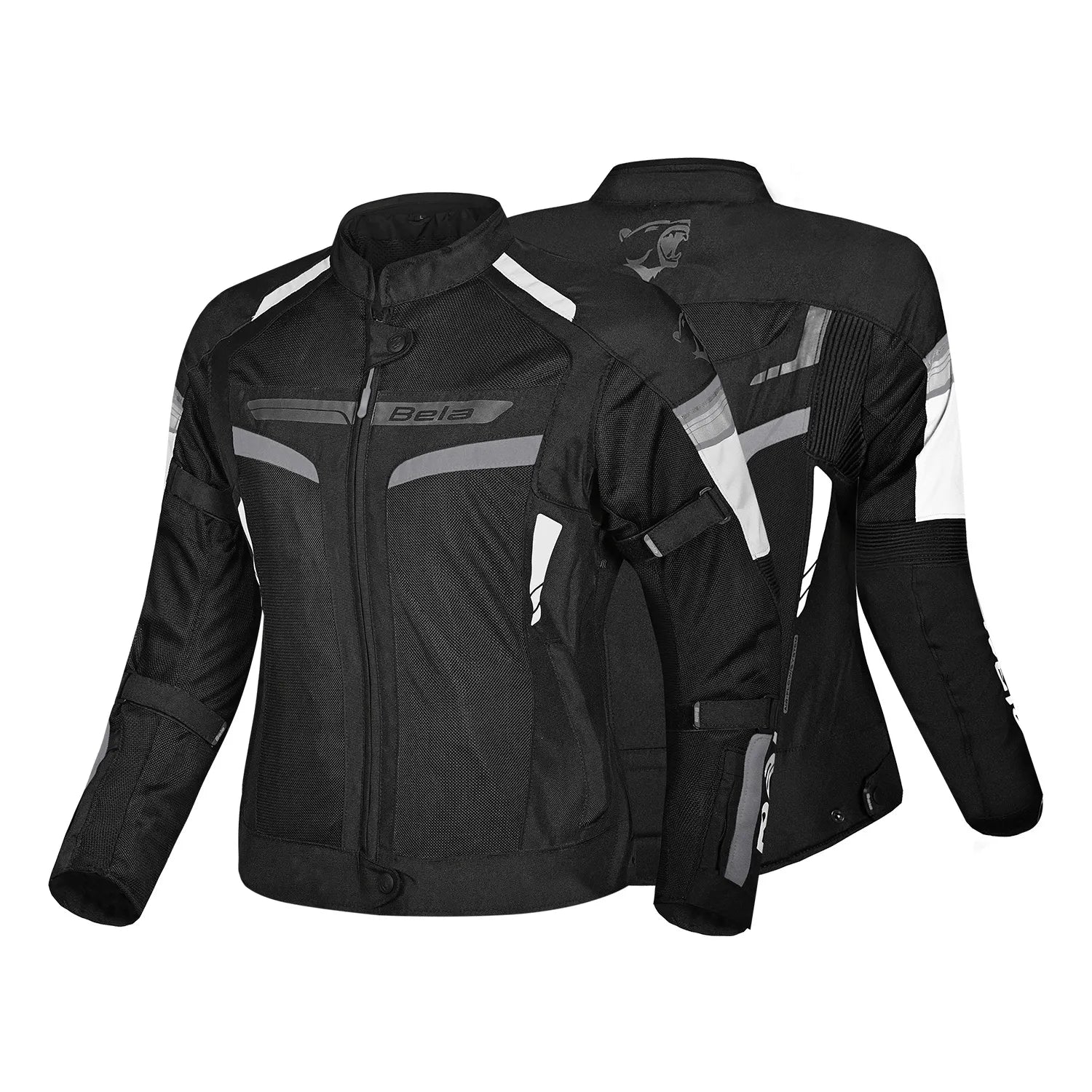 BELA SPRINTER Casacos De Moto Senhora Textil Cinza Preto – 2 – Maximomoto PT