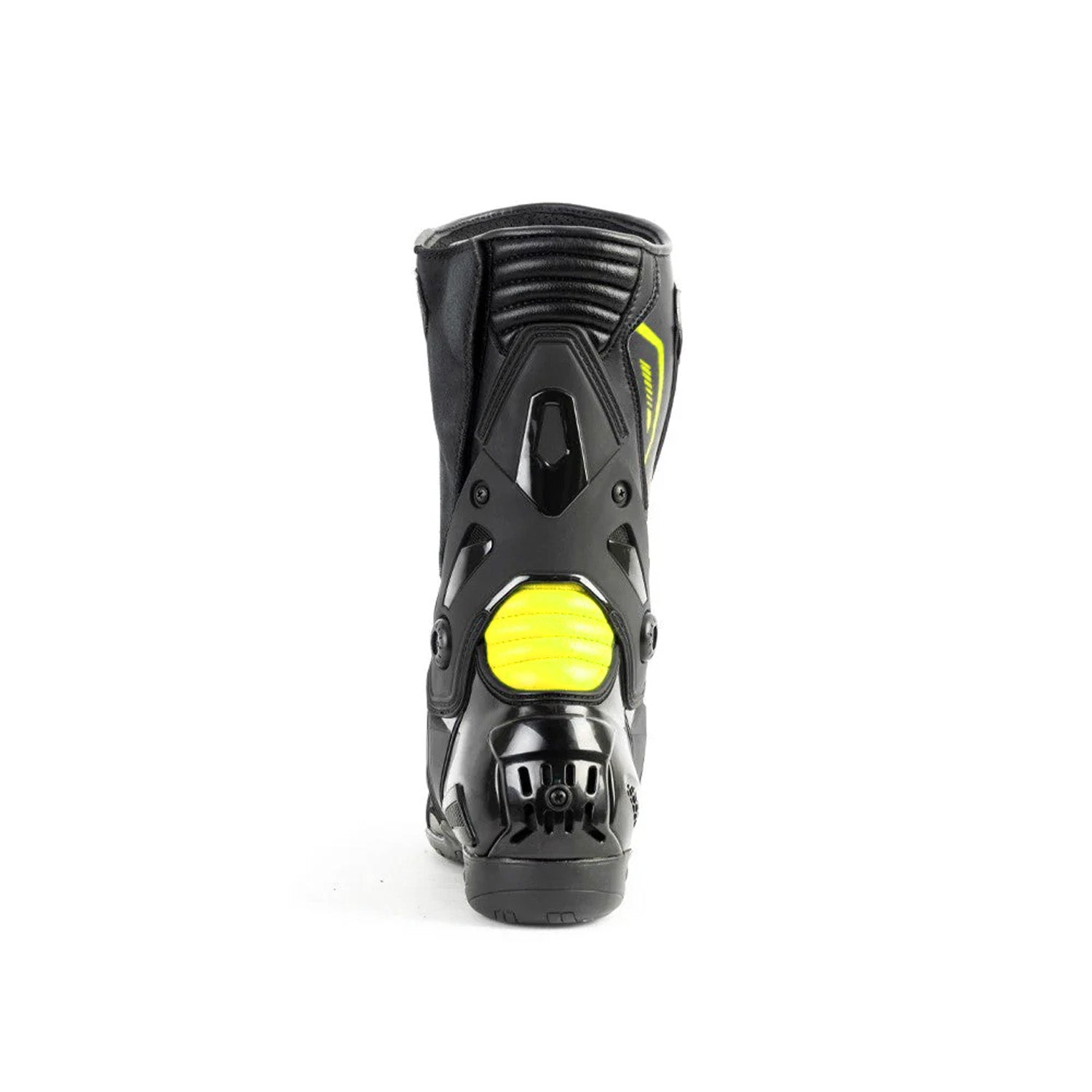 BELA THUNDER RACING Motorcycle Leather Boots Black Fluorescent Yellow – 4 – Maximomoto PT