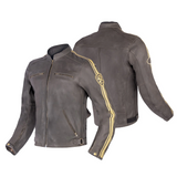 BELA CRAFT Motorcycle Leather Jackets Brown