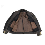 BELA CRAFT Motorcycle Leather Jackets Brown