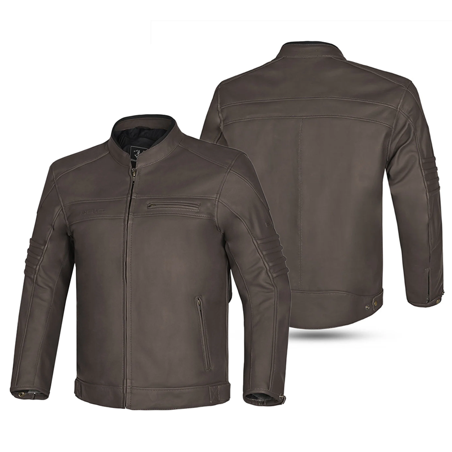 BELA Marlon Homen Moto Couro Casacos Marrón – 2 – Maximomoto PT