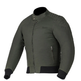 BELA Bullet Bomber Motorcycle Textile Jacket Olive Green