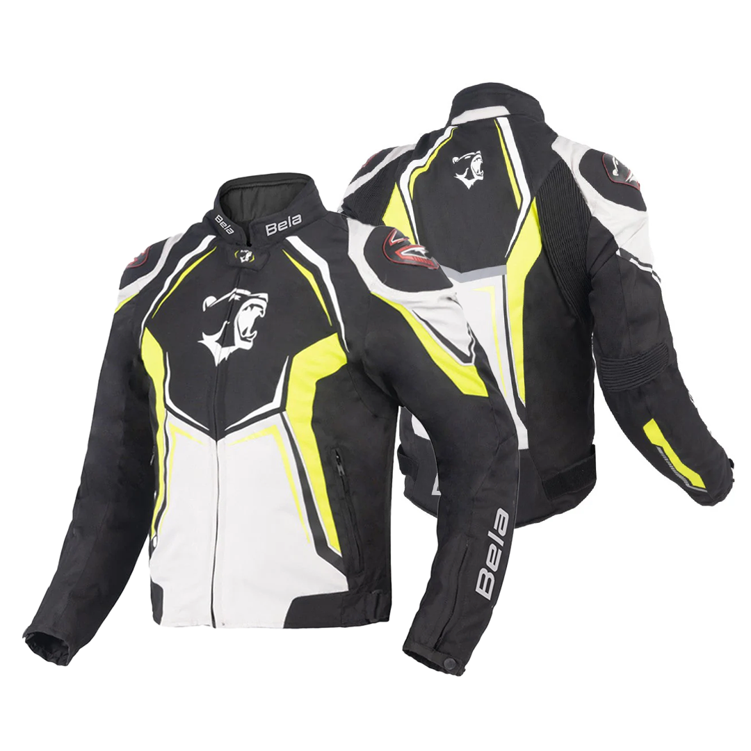 BELA Chaser Moto Textile Jackets Black Ice Yellow Fluor – 2 – Maximomoto PT
