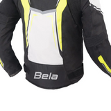 BELA Chaser Moto Textile Jackets Black Ice Yellow Fluor