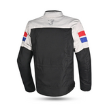 BELA Tark Casacos De Moto Textil Preto Gelo Vermelho Azul