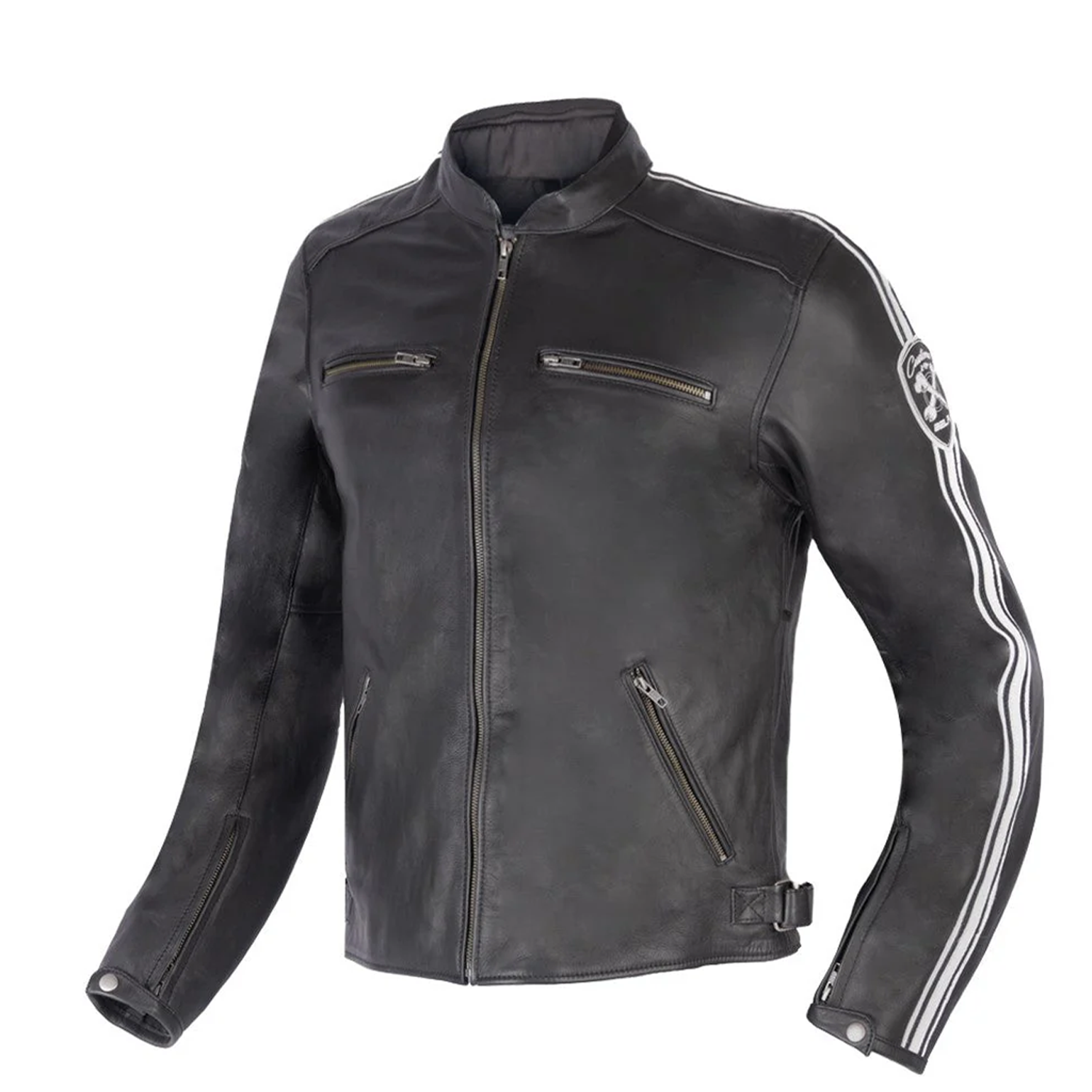 BELA CRAFT Leather Motorcycle Jacket Black – 1 – Maximomoto PT
