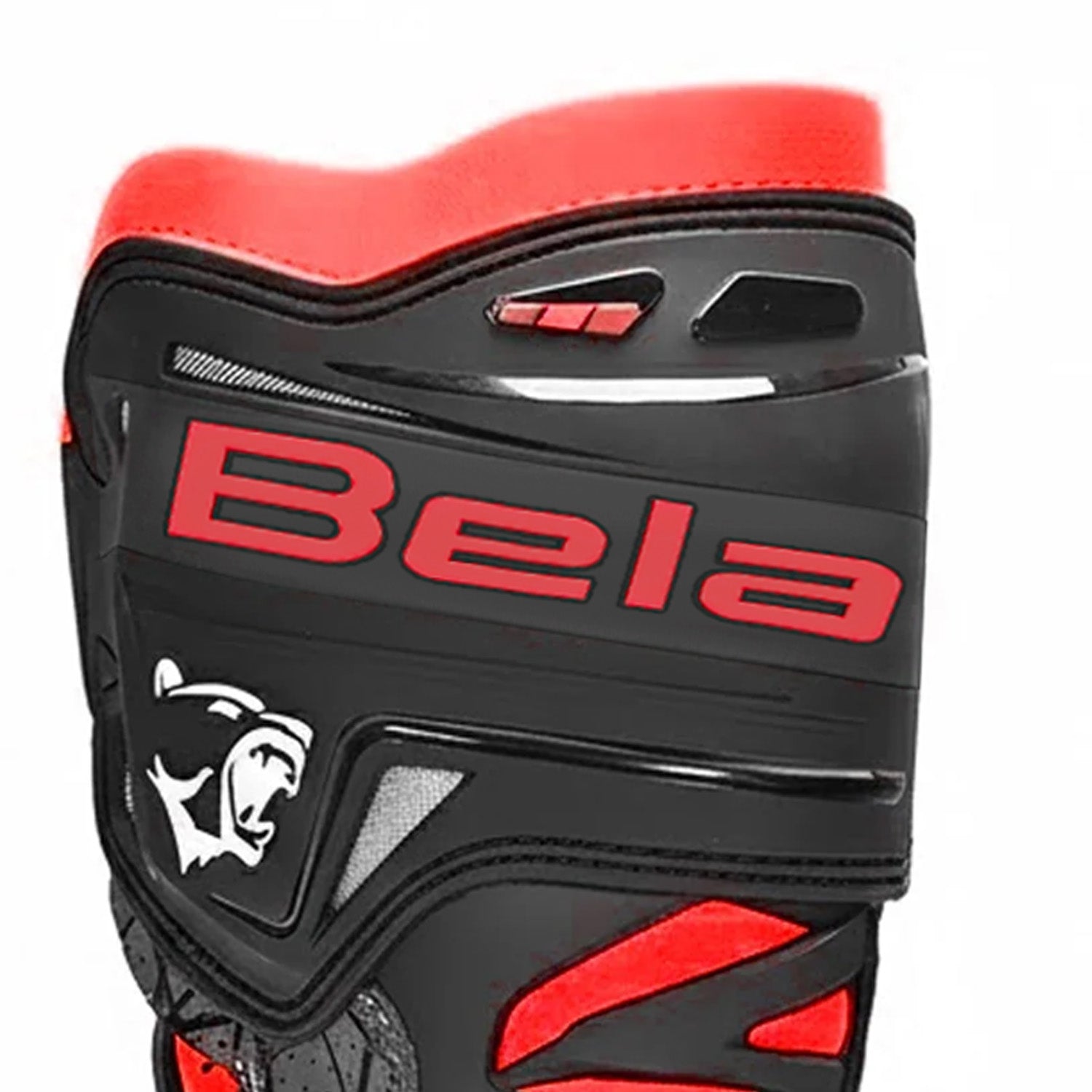 BELA AIR RIDER GP-1 Moto Corrida Botas Preto Cinza Vermelho – 4 – Maximomoto PT