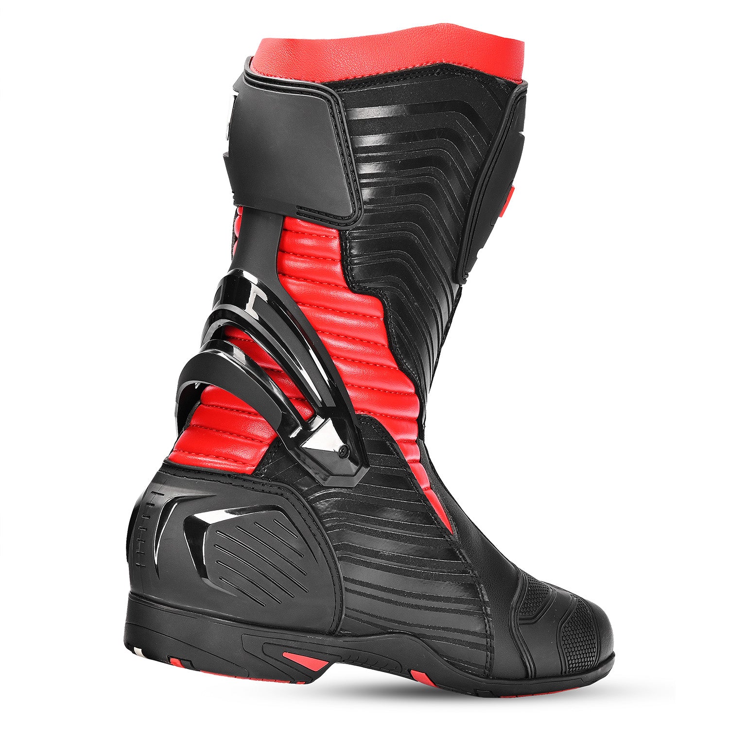 BELA AIR RIDER GP-1 Moto Corrida Botas Preto Cinza Vermelho – 5 – Maximomoto PT