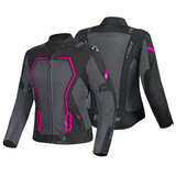 BELA ARTREX AIR 2.0 Moto Senhora Casacos Preto Cinza Fucsia