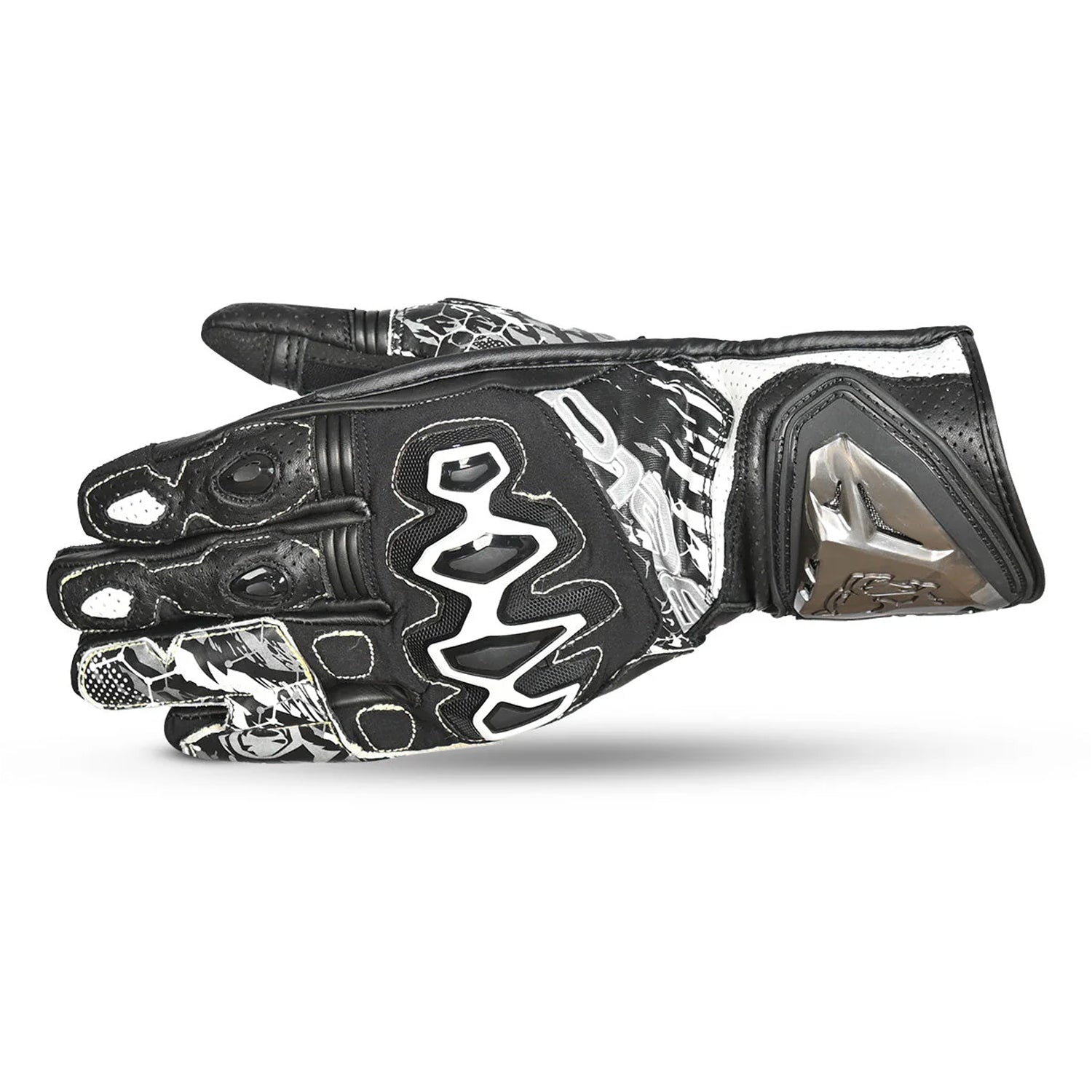 BELA Armor Pro Glove Negro Blanco – 2 – Maximomoto PT