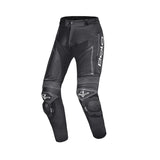 BELA BEAST Moto Homem Couro Calcas Preto Anthra Branco