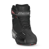 BELA BLAZE Motorcycle Leather Boots for Men, Black and Gray