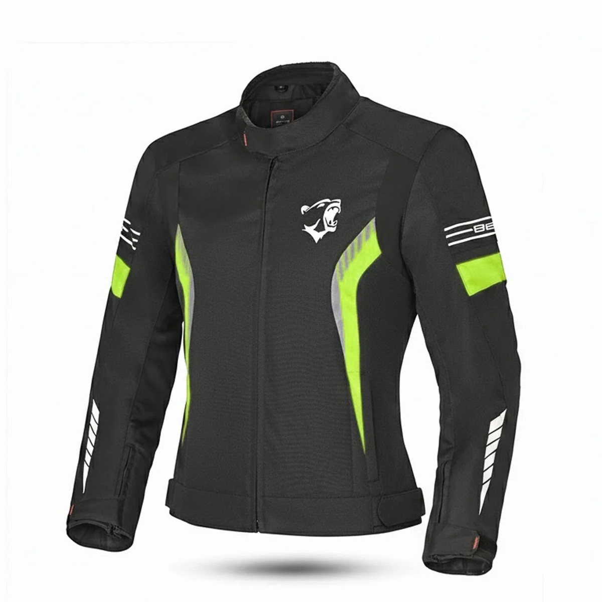 BELA BRADLEY Moto Senhora Textil Casacos Preto Amarelo Fluorocente