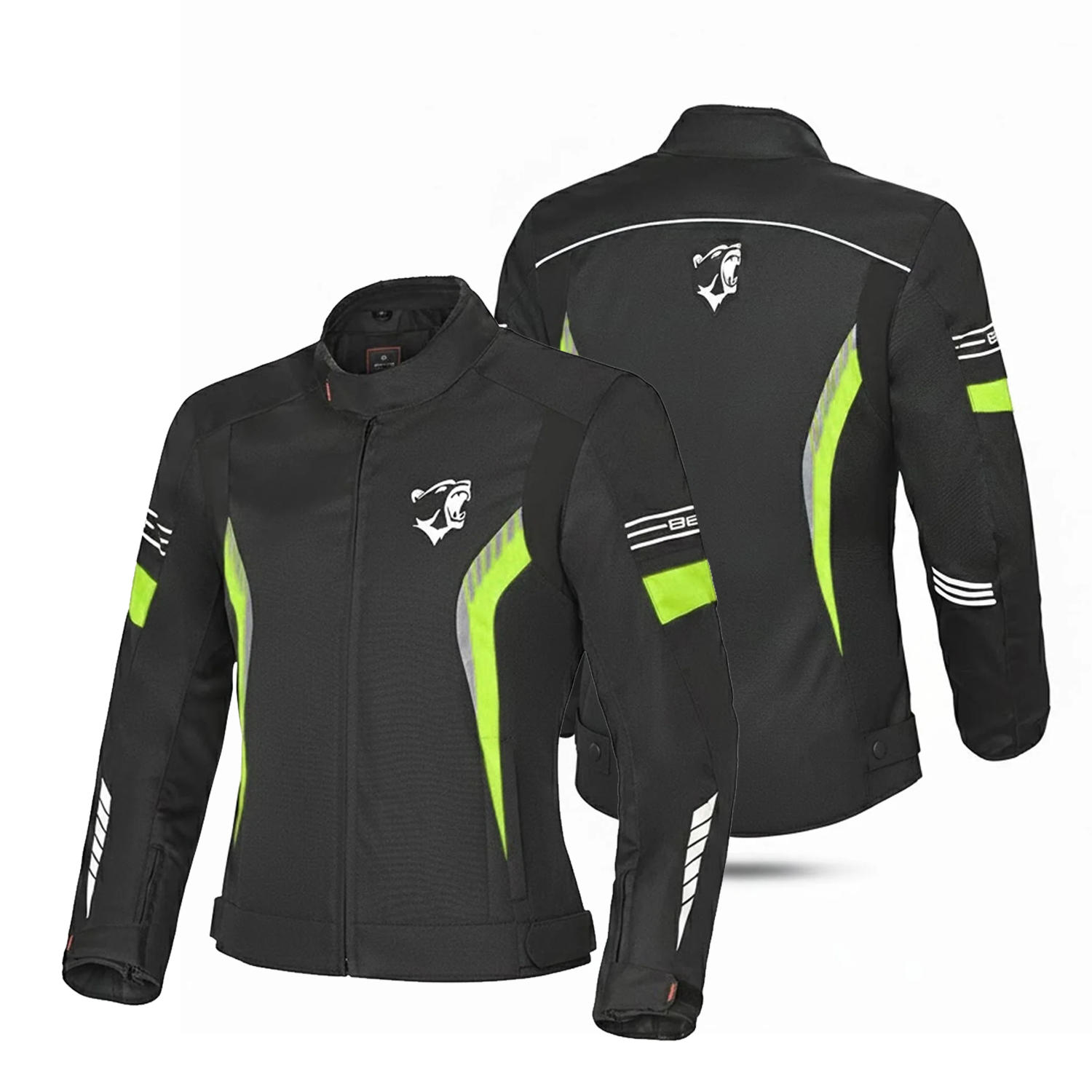 BELA BRADLEY Moto Senhora Textil Casacos Preto Amarelo Fluorocente – 2 – Maximomoto PT