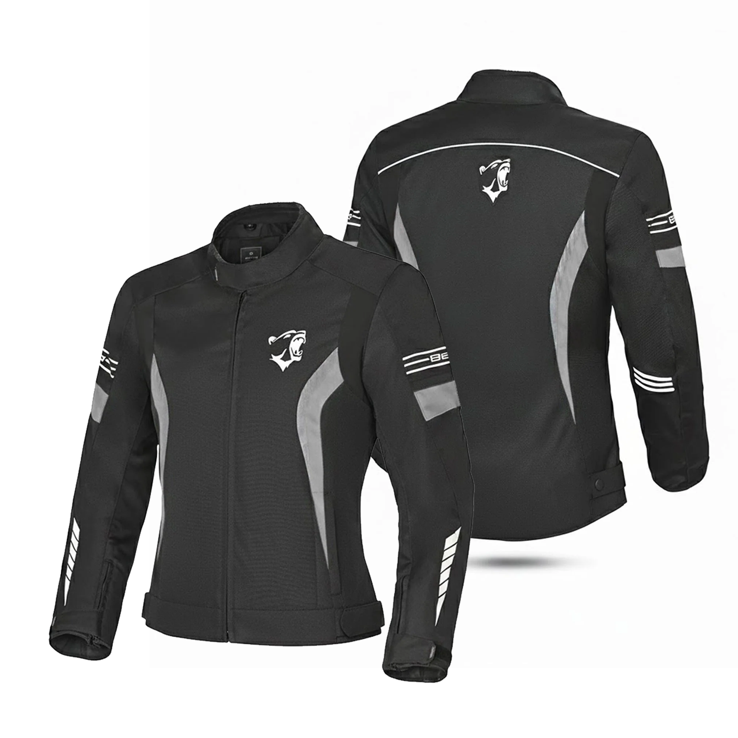 BELA BRADLEY Casacos De Moto Senhora Textil Preto Cinza – 2 – Maximomoto PT