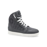 BELA Bruno WP Leather Motorcycle Boots for Men, Black Gray