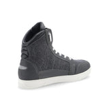 BELA Bruno WP Leather Motorcycle Boots for Men, Black Gray