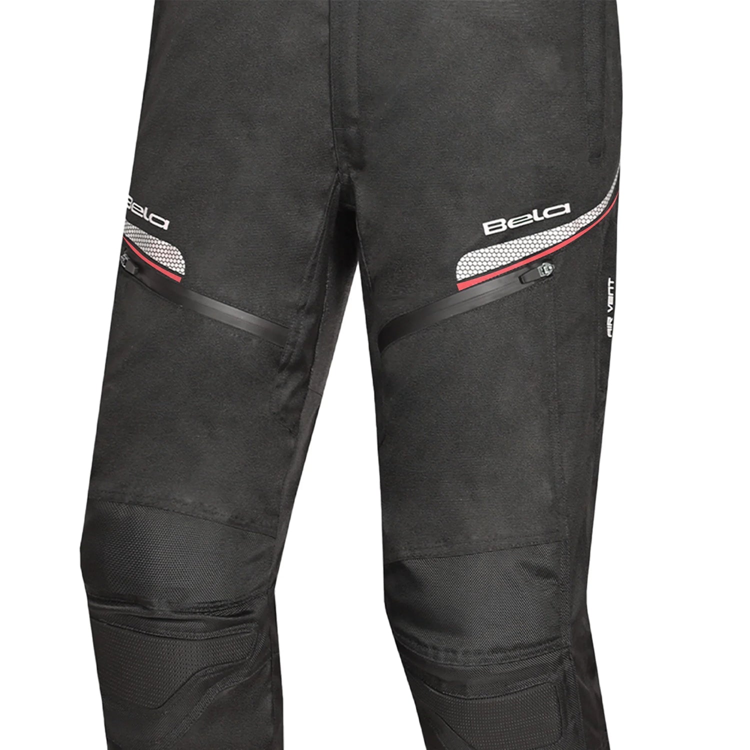 BELA CALM DIGGER Calcas De Moto Textil Preto Vermelho – 4 – Maximomoto PT
