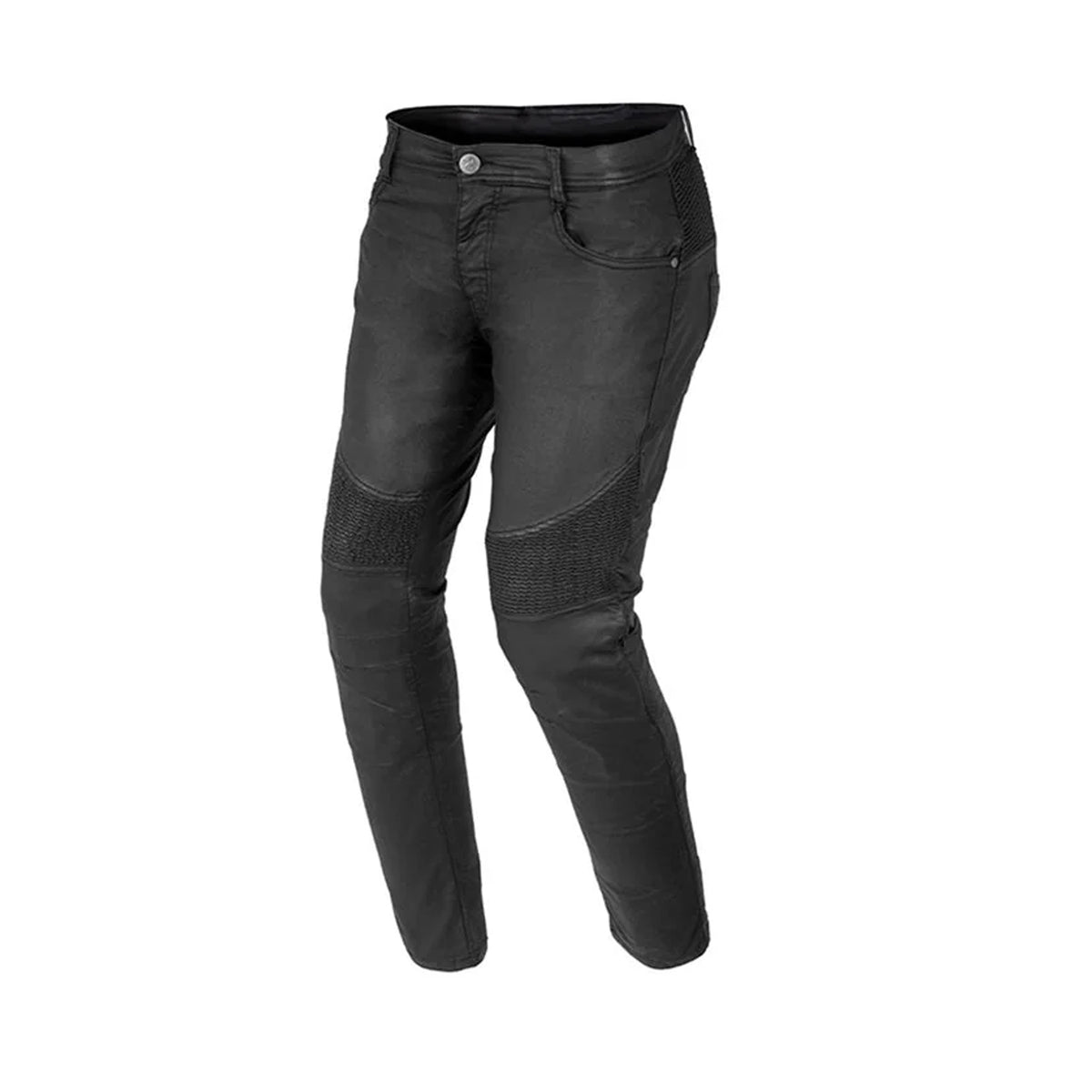 BELA VAQUERO Cat Wax Women's Jeans Motorcycle Pants Black