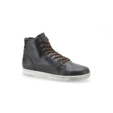BELA CHASE Moto Couro Botas Homem Marrón
