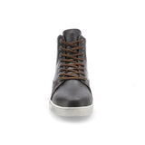 BELA CHASE Moto Couro Botas Homem Marrón