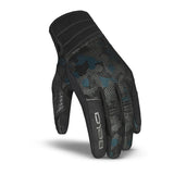 BELA CIRRUS CAMO Summer Motorcycle Textile Gloves Camouflage Blue Black
