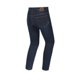 BELA CLARK Denim Jeans Moto Senhora Calcas Dark Spray Azul