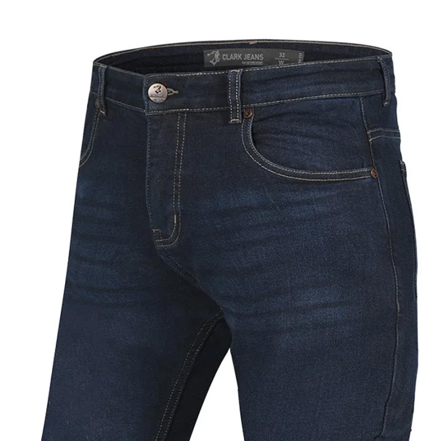 BELA CLARK Denim Jeans Moto Senhora Calcas Dark Spray Azul – 4 – Maximomoto PT