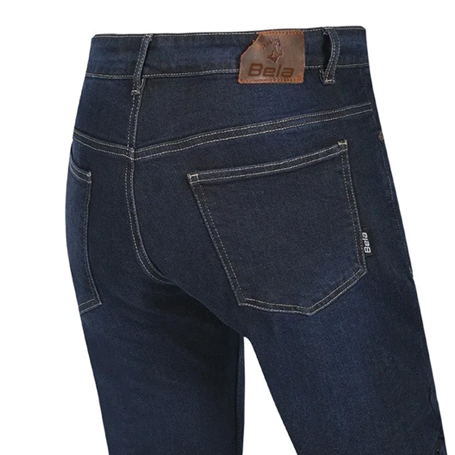 BELA CLARK Denim Jeans Moto Senhora Calcas Dark Spray Azul – 5 – Maximomoto PT