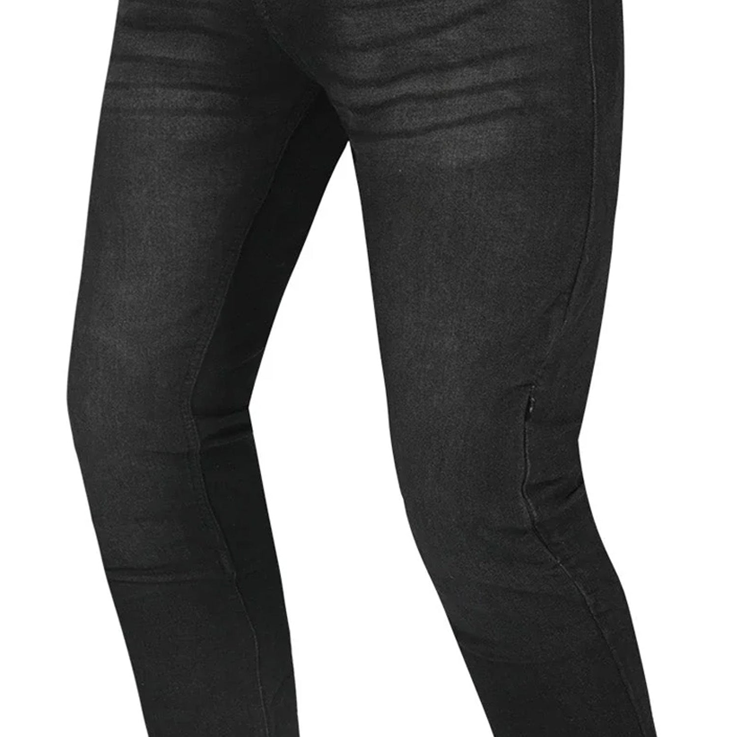 BELA CLARK Denim Jeans Moto Senhora Calcas Spray Preto – 6 – Maximomoto PT