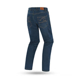 Beautiful Cowboy Jeans Crack Motorcycle Blue Pants