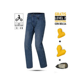 BELA DRIFTER JEANS DE MOTO PARA HOMEM 30L AZUL ÍNDIGO
