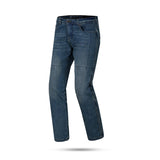 BELA DRIFTER Denim Jeans Moto Calcas Tint Azul Cinza 34L