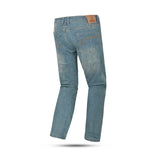BELA DRIFTER VINTAGE Denim Jeans Moto Calcas Claro Azul 32L