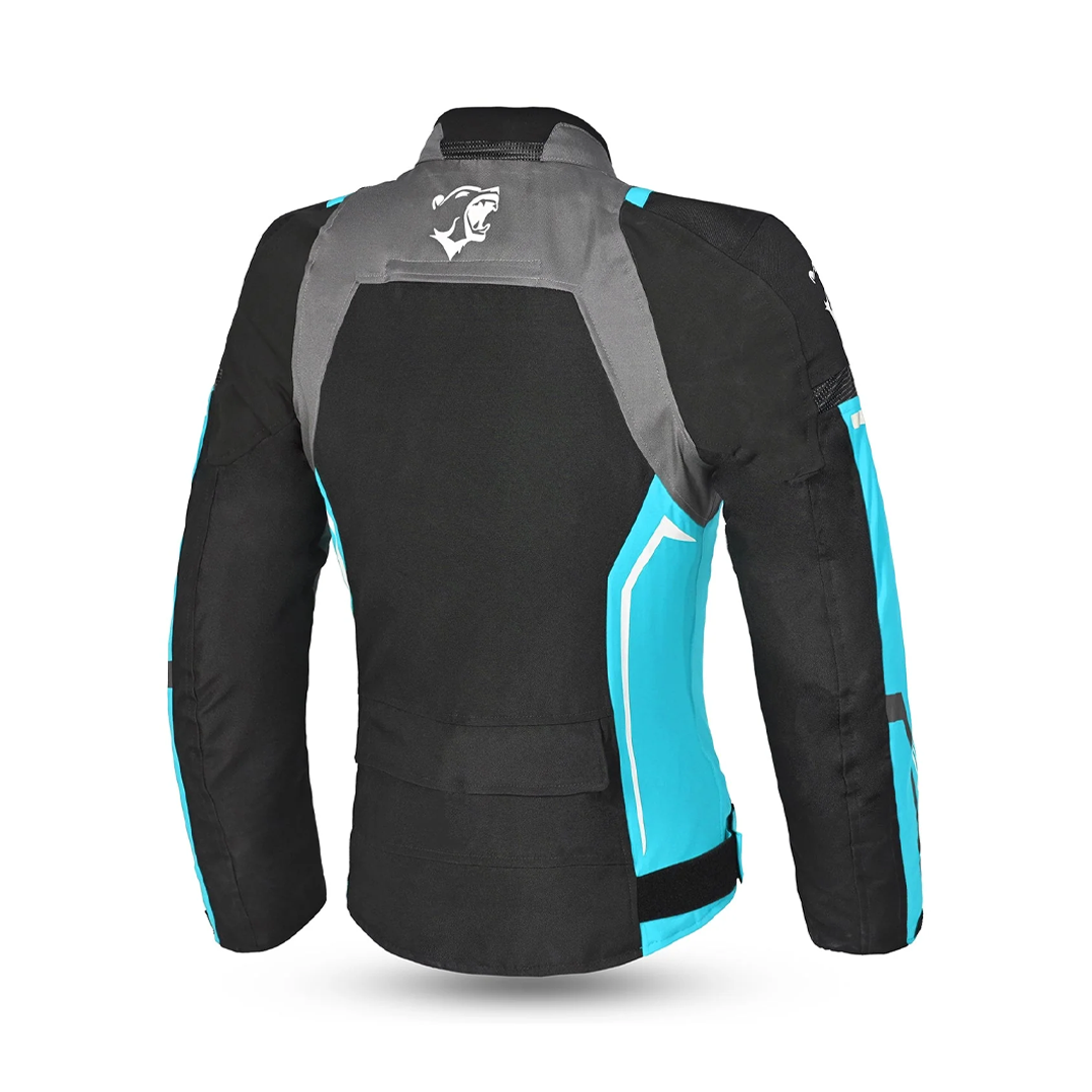 BELA ELANUR Moto Textile Women's Jackets Black Turquoise – 3 – Maximomoto PT