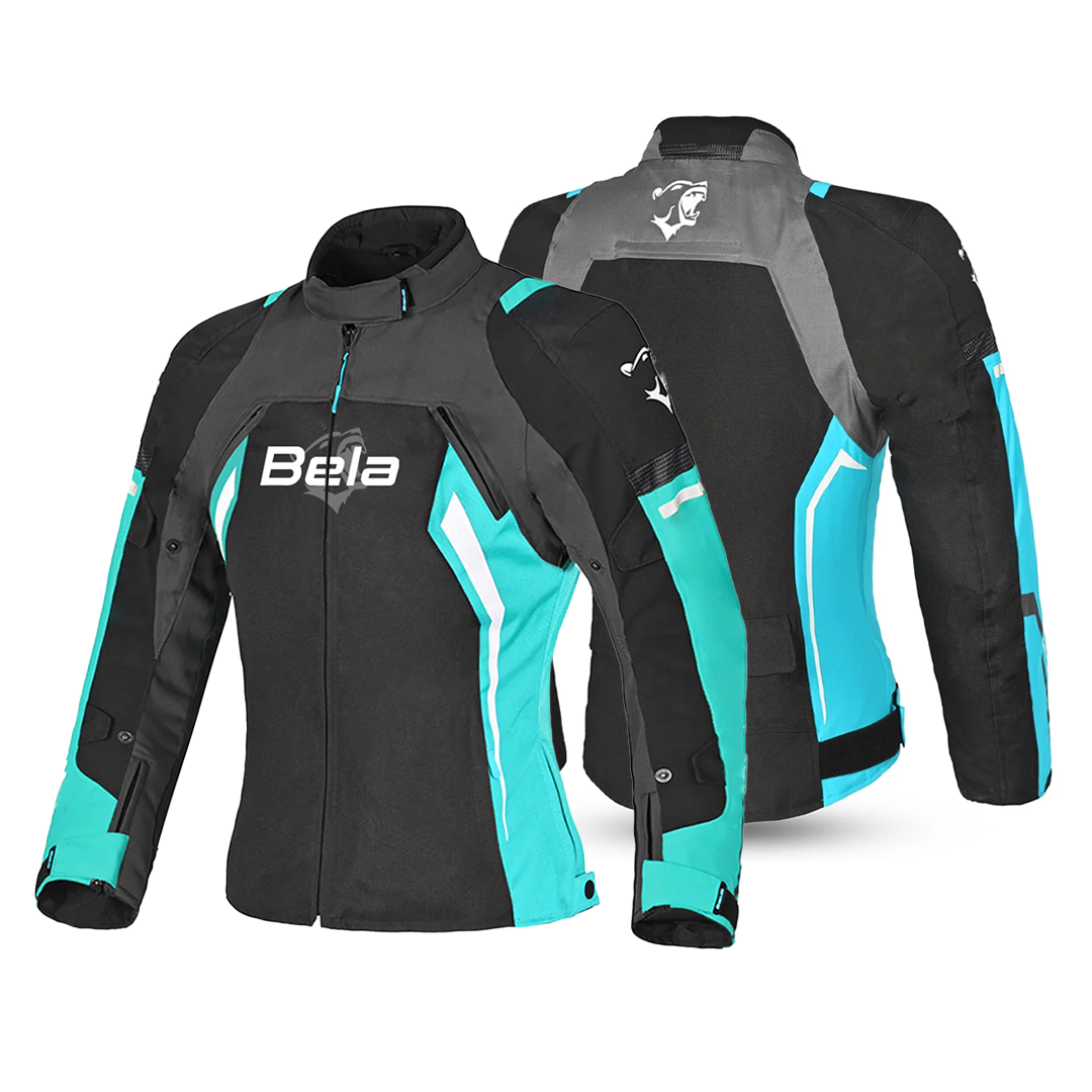 BELA ELANUR Moto Textile Women's Jackets Black Turquoise – 2 – Maximomoto PT